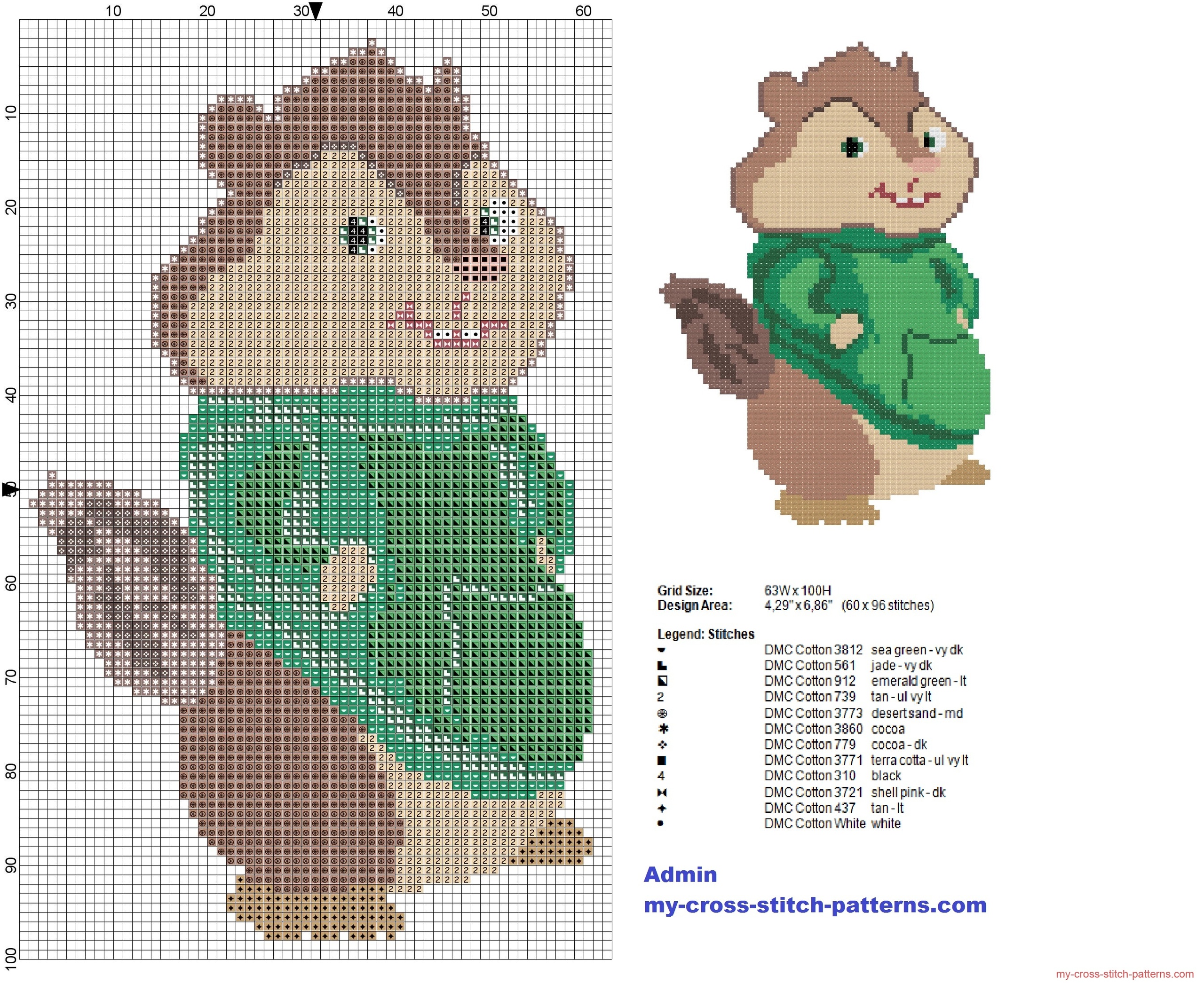 theodore_alvin_and_the_chipmunks_character_cross_stitch_pattern