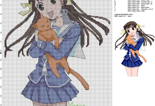 tohru_fruits_baskets_cross_stitch_pattern_