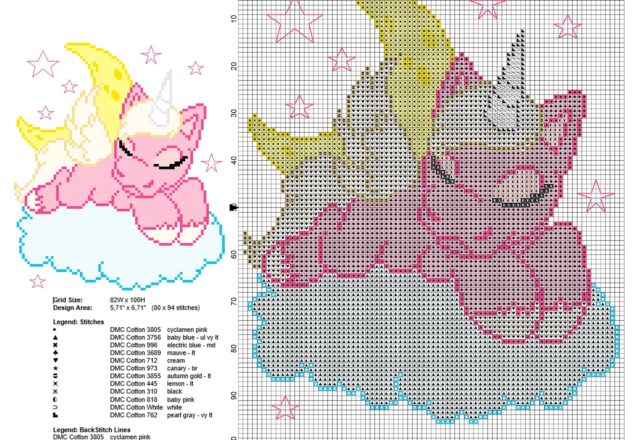 unicorn_sleeping_on_the_clouds_free_cross_stitch_pattern