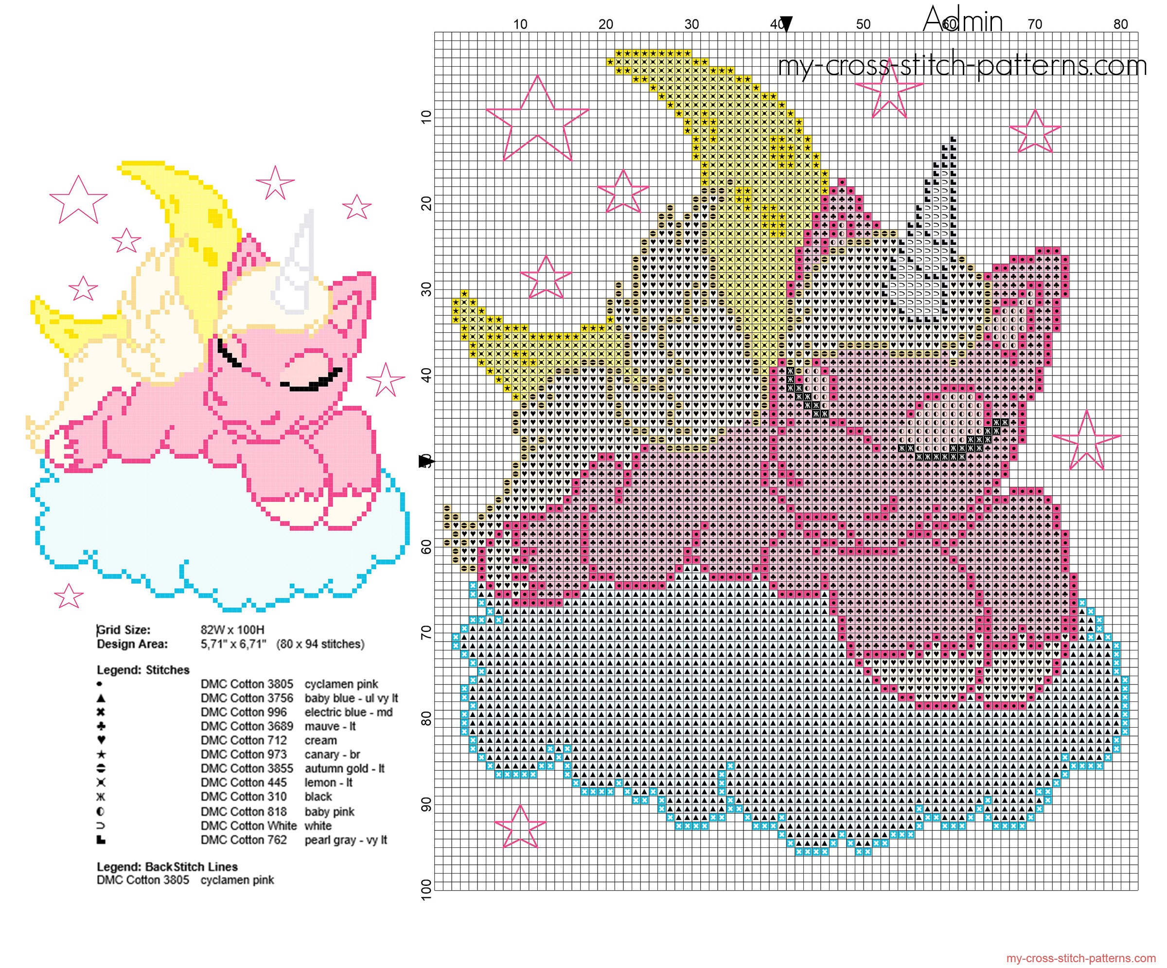 unicorn_sleeping_on_the_clouds_free_cross_stitch_pattern