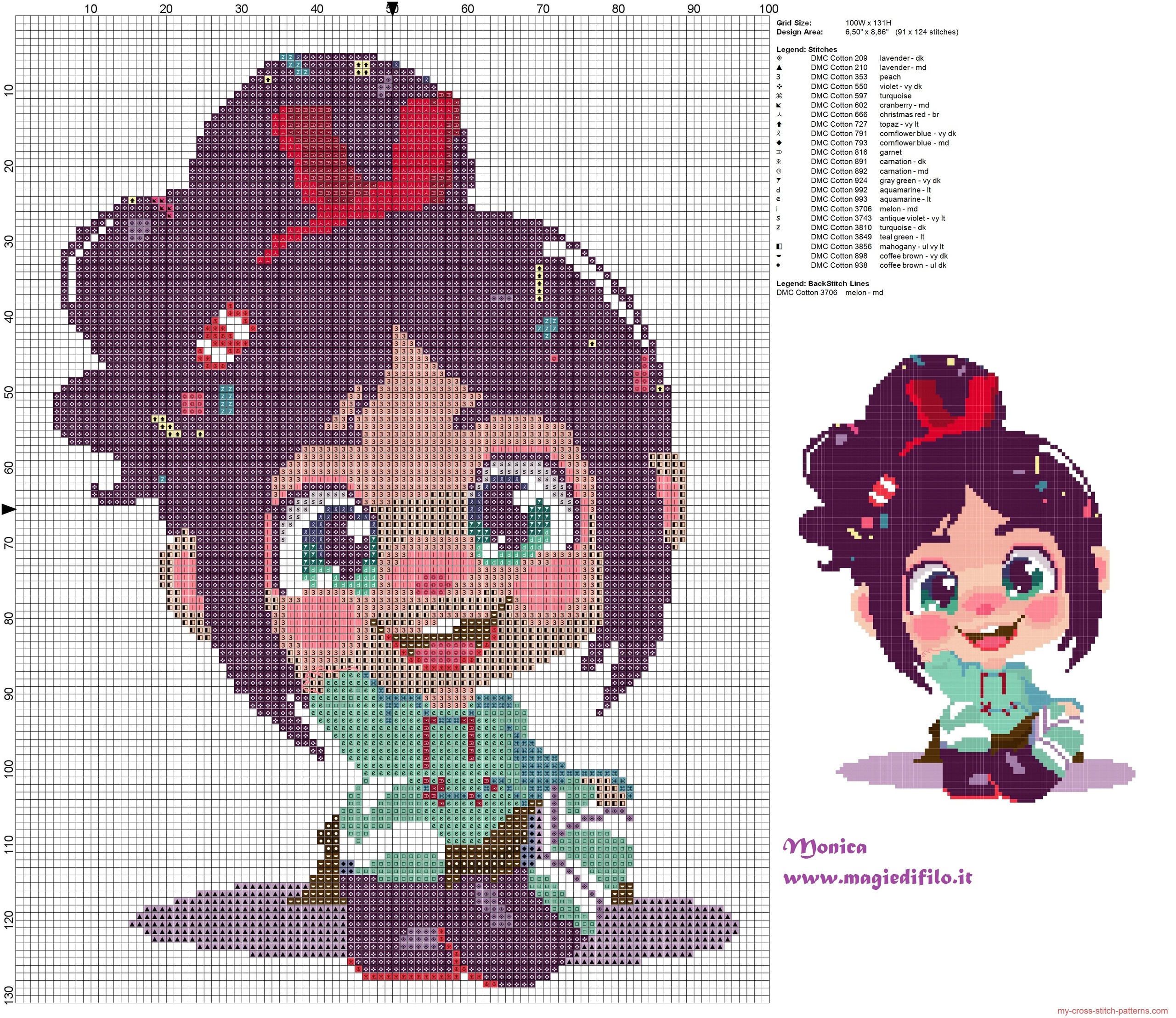 vanellope_wreck_it_ralph_cross_stitch_pattern