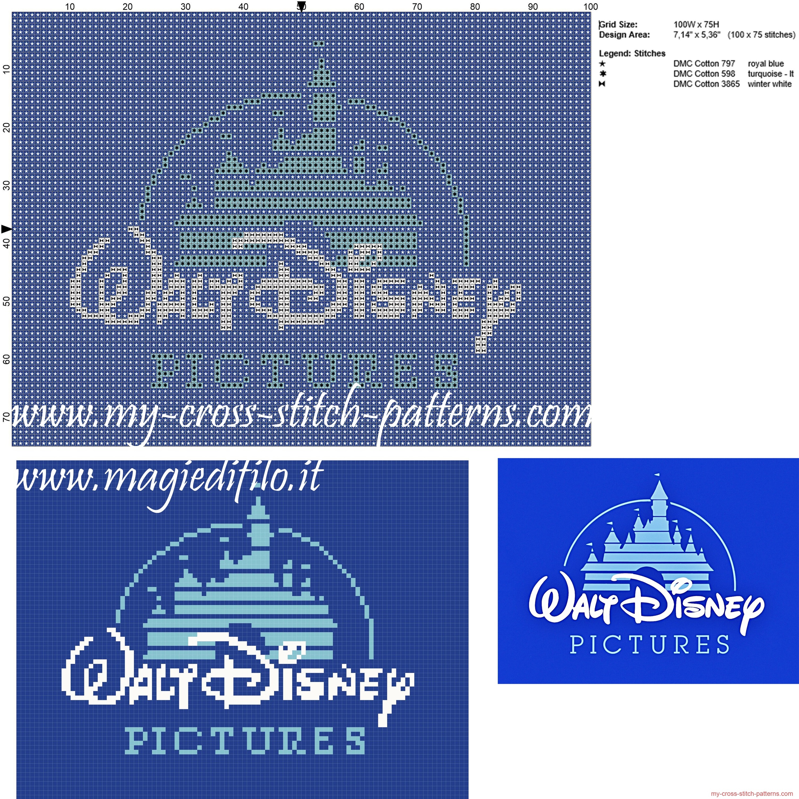 walt_disney_logo_cross_stitch_pattern_