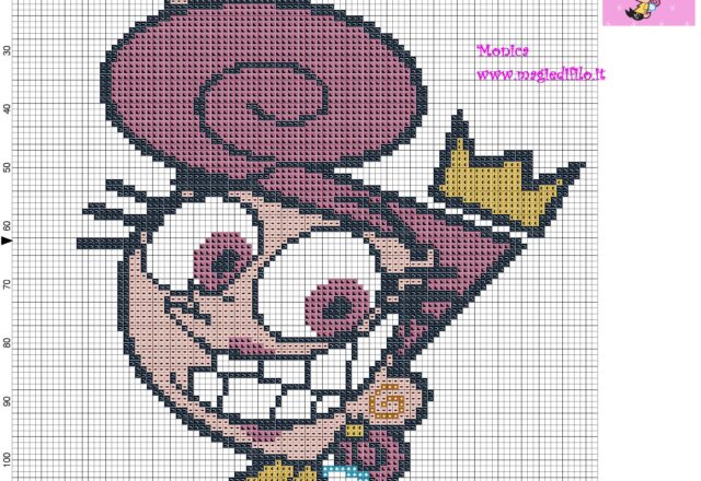 wanda_the_fairly_oddparents_cross_stitch_pattern