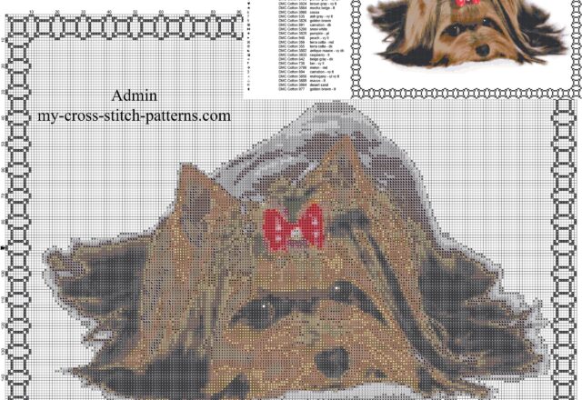 yorkshire_dog_free_cross_stitch_pattern