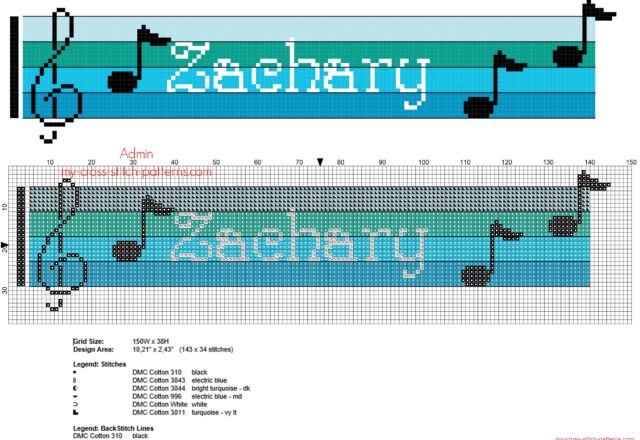 zachary_free_cross_stitch_baby_male_name_with_blue_musical_notes