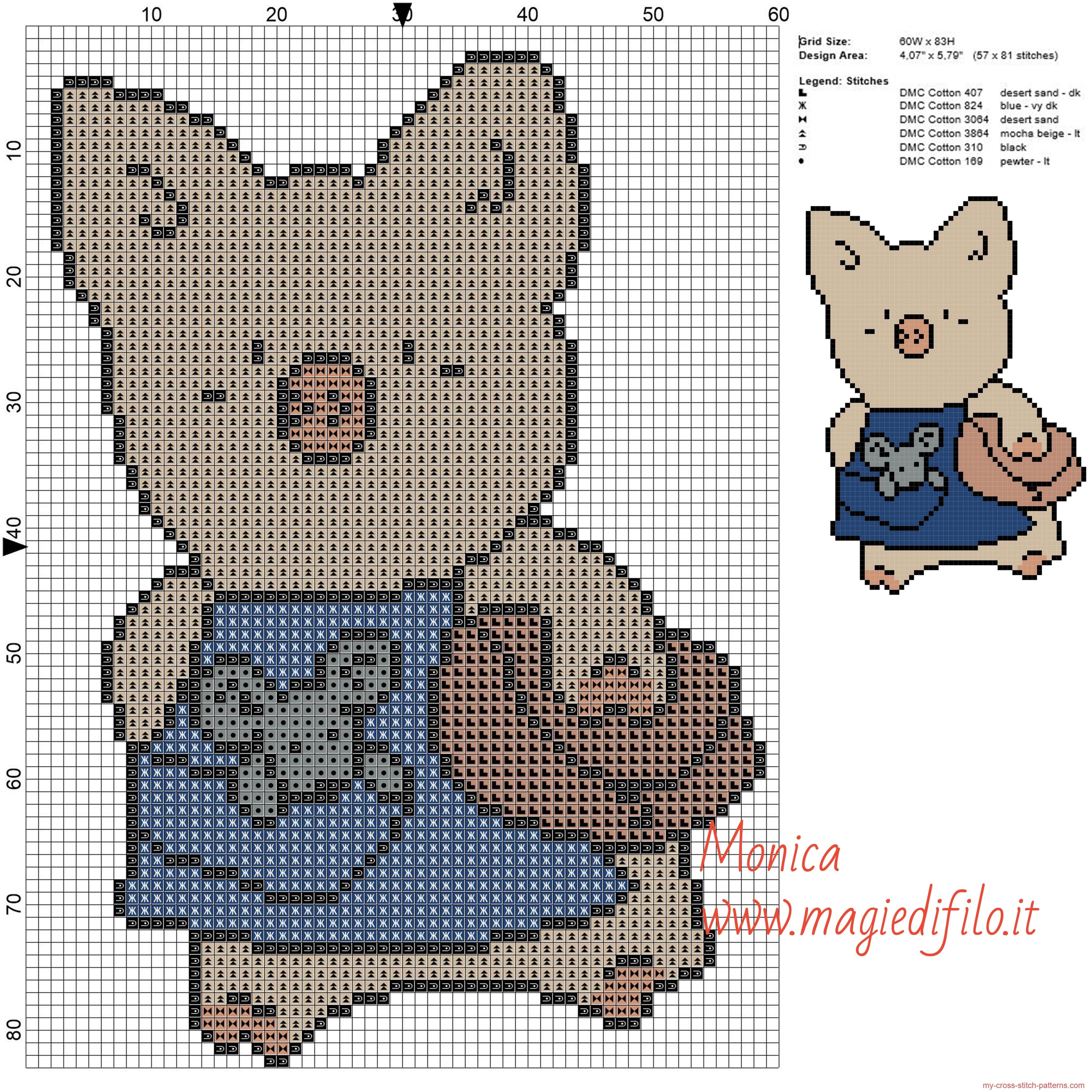 zashikibuta_and_taddy_3_cross_stitch_pattern_